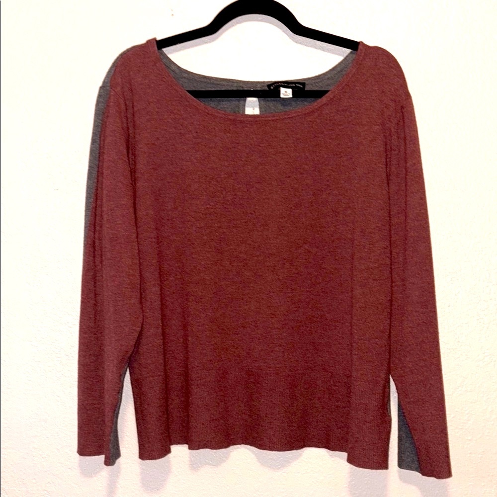 Styled by Joe Zee boxy cropped sweater XL